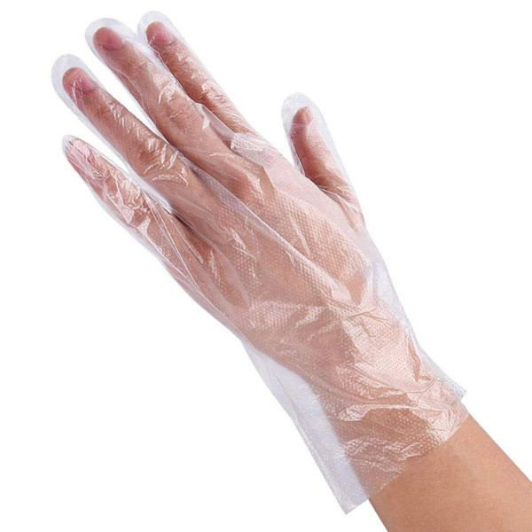 Guantes transparentes de PE Poly Deli de grado alimenticio