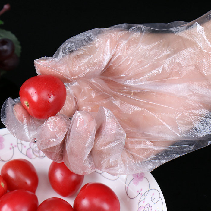 Manipulación de alimentos Guantes de mano desechables de polietileno de baja densidad