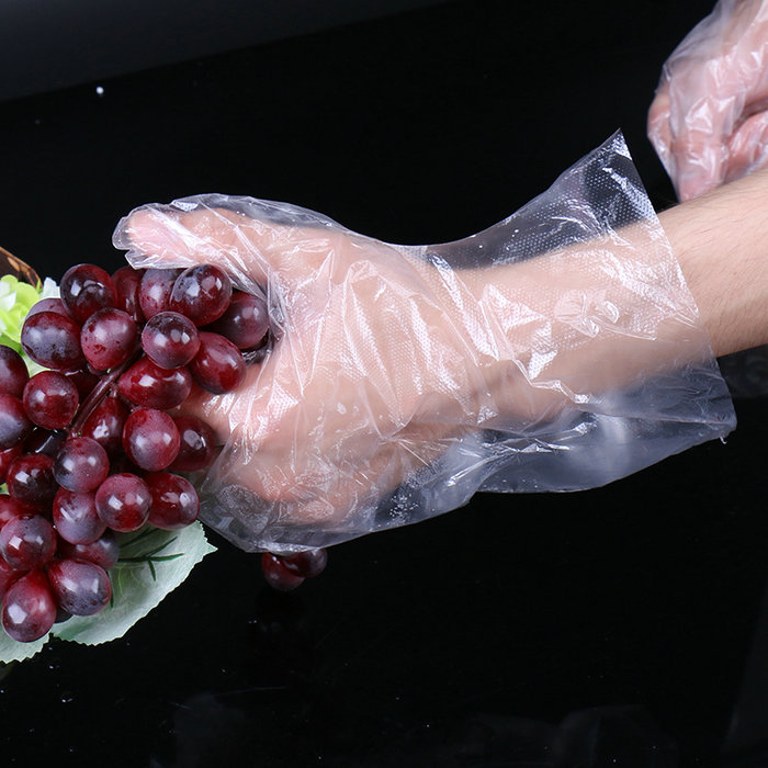 Manipulación de alimentos Guantes de mano desechables de polietileno de baja densidad